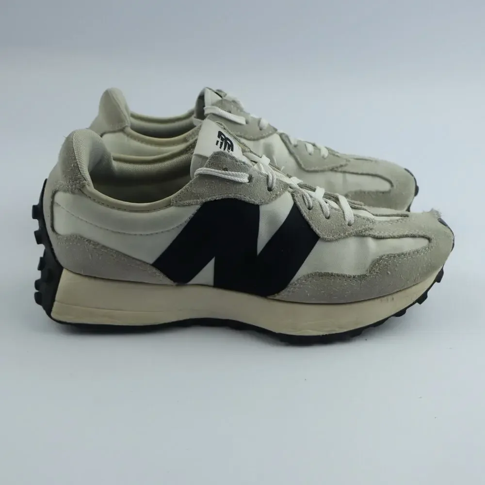 New Balance 327 WS327RE Unisex W9.5/M8 D Training Shoes Sea Salt Black Sneakers